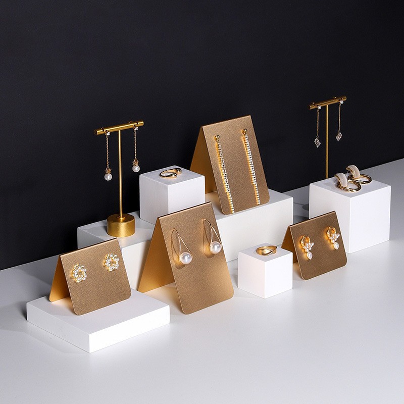 Body Jewelry Holder - Металлические висячие серьги-гвоздики, витрина, Т-образная подставка,