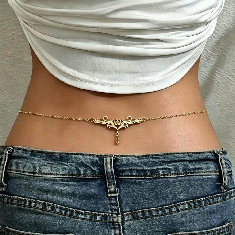 Body Jewelry Waist Chains - Женская модная поясная цепочка с элегантным