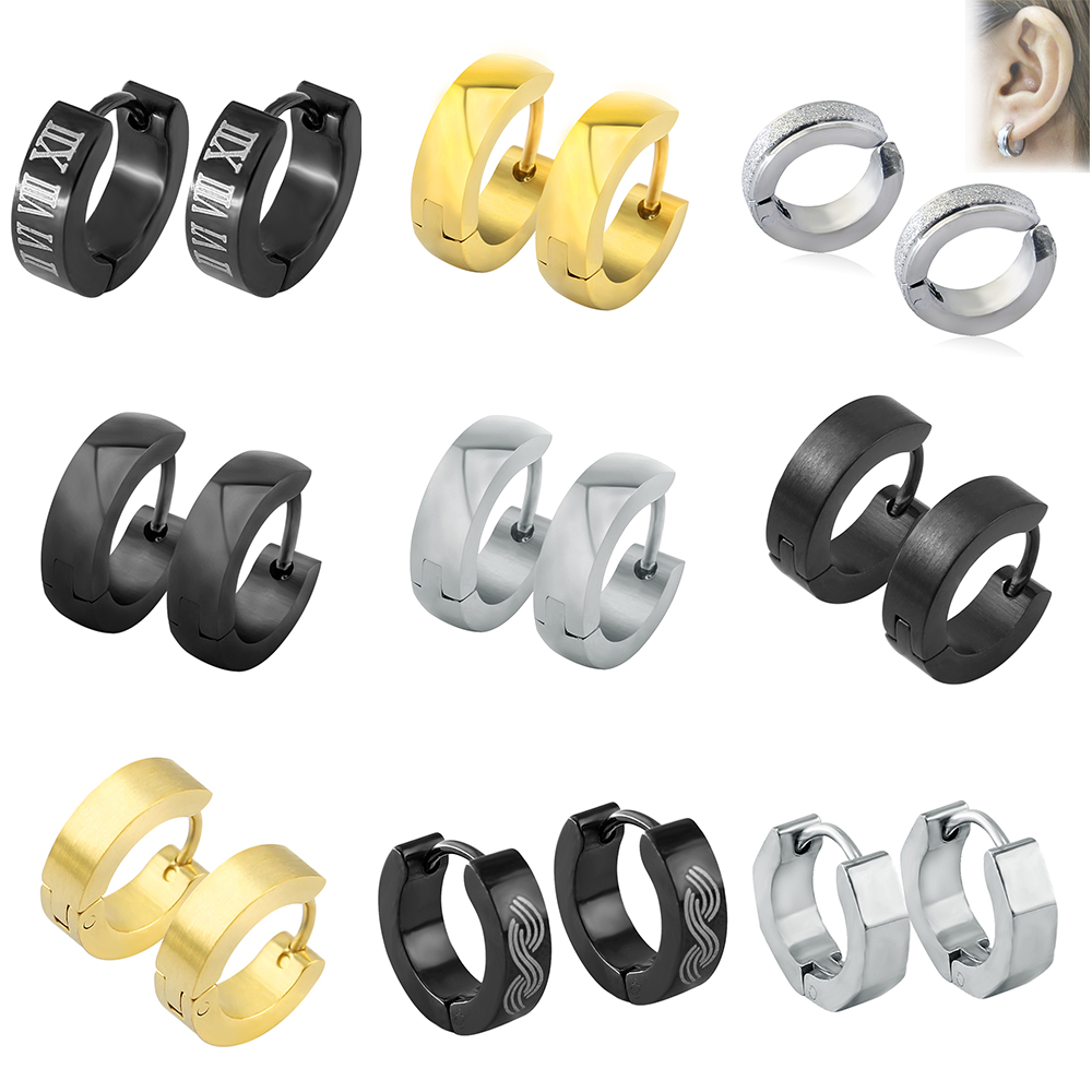 Zs Body Jewelry - Женские и мужские сережки-кольца ZS Kpop,