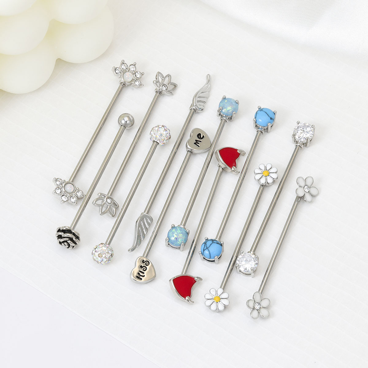 Body Jewelry Barbell - Штанга для пирсинга Женская/Мужская, 16 г,