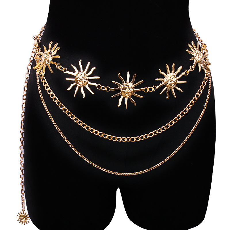 Body Jewelry Usa - Массивные многослойные металлические поясные ремни в