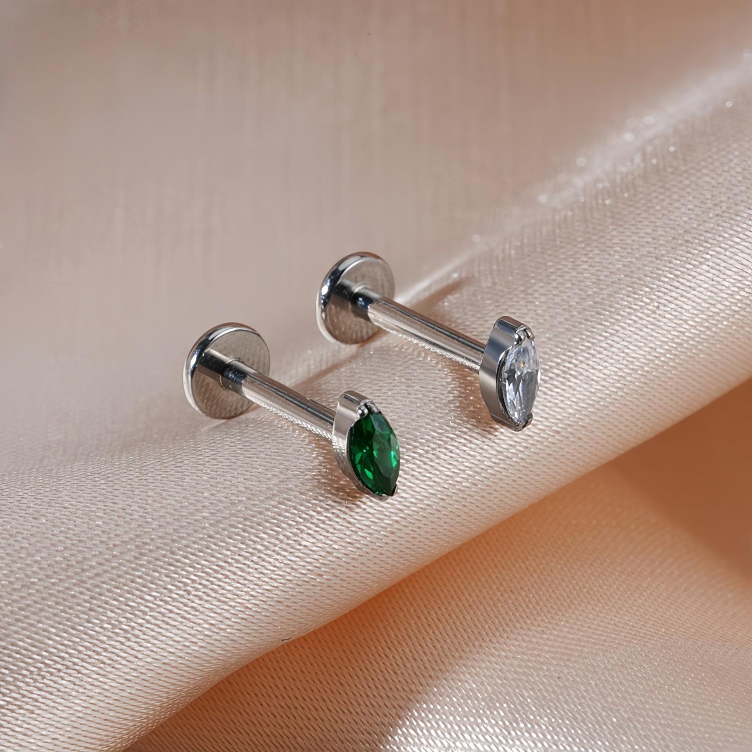 Body Jewelry Jewelry Box - ASTM F136 Титановая одиночная крошечная маркиза