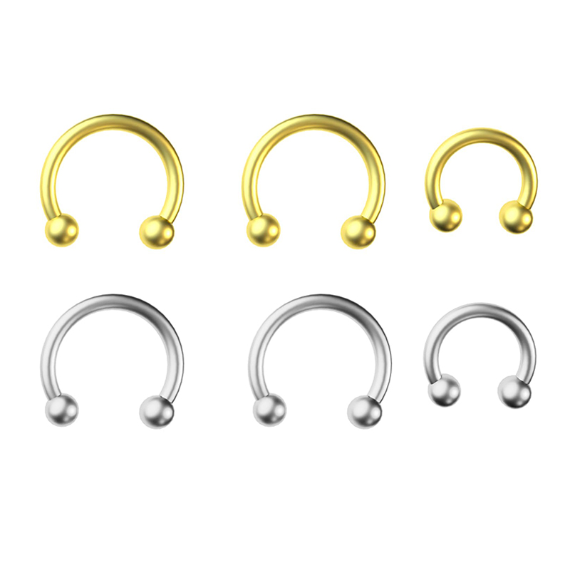 Body Jewelry Barbell - 5 шт./лот, из нержавеющей стали, 18G,