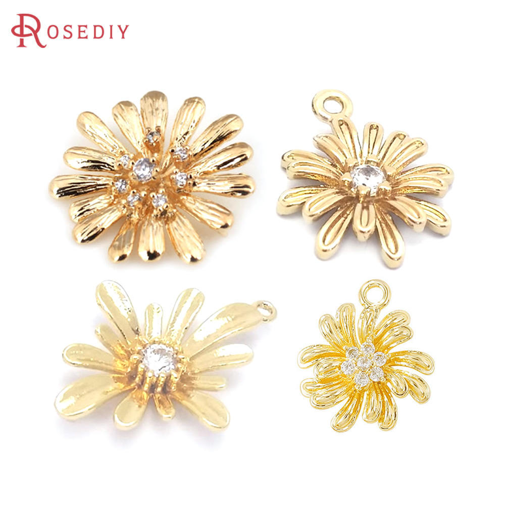 Body Jewelry High Quality - Подвески-шармы из латуни под 18-каратное золото