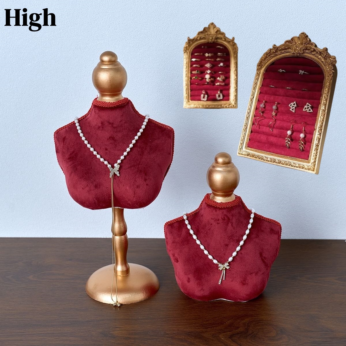 Body Jewelry Holder - Ожерелье Дисплей Подставка для бюста Грейс