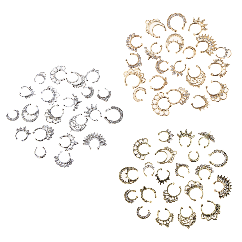 Body Jewelry On Sale - Кольцо-обруч для носа, из нержавеющей стали,