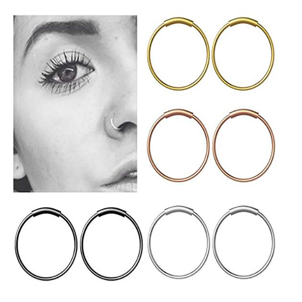 Body Jewelry Nose Studs - 3 шт./лот, 316L хирургическая сталь, бесшовные