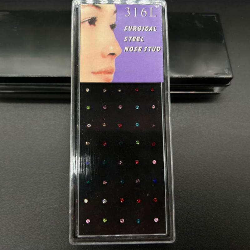 Набор из 60 новых прямых и изо – обзор и цена Body Jewelry Nose Studs