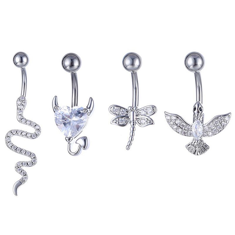 Кристаллическое кольцо для пуп – обзор и цена Body Jewelry Barbell
