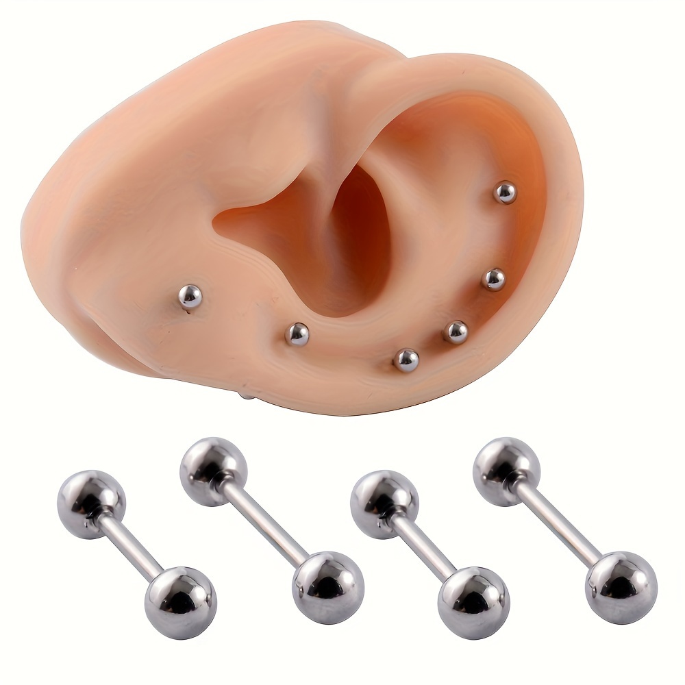 10 минималистская нержавеющая  – обзор и цена Body Jewelry Barbell