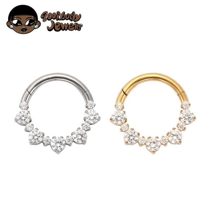 ASTM F136 TItanium Daith Click – обзор и цена Belly Bar Titanium