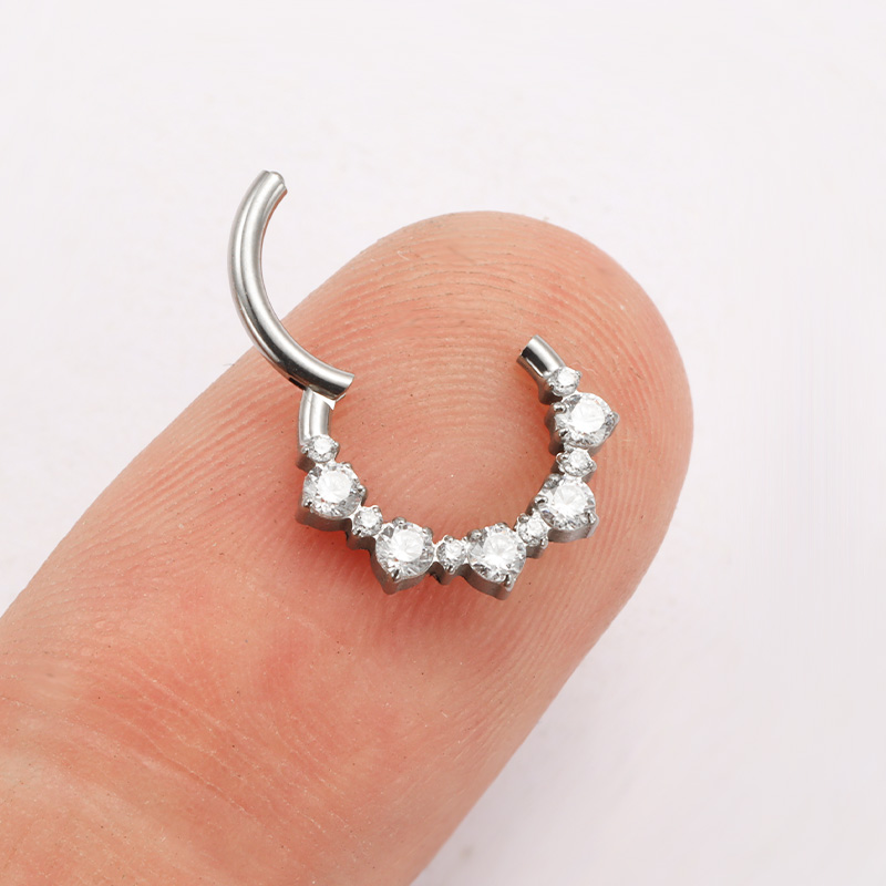 ASTM F136 TItanium Daith Click – обзор и цена Belly Bar Titanium