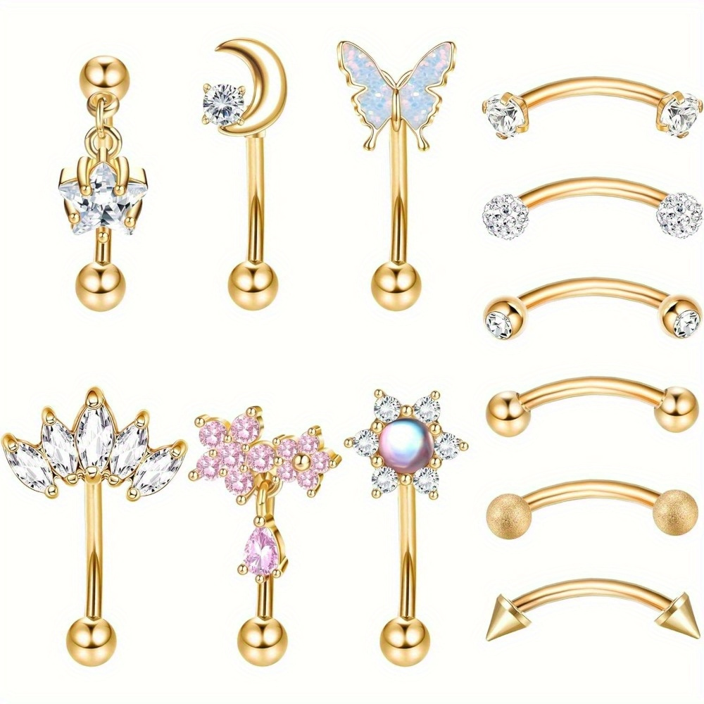 Florideco 1 шт., ювелирные изд – обзор и цена Belly Bar Titanium
