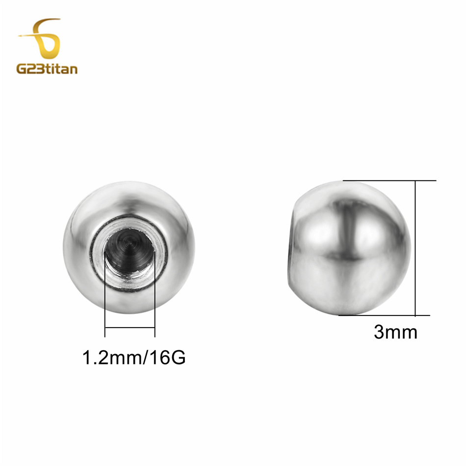 10 шт. титановых шариков G23 1 – обзор и цена Body Jewelry Barbell