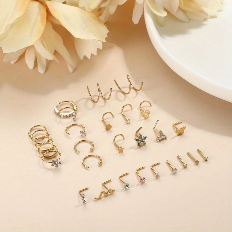 FASACCO 1 шт. кольца в носу из – обзор и цена Zs Body Jewelry