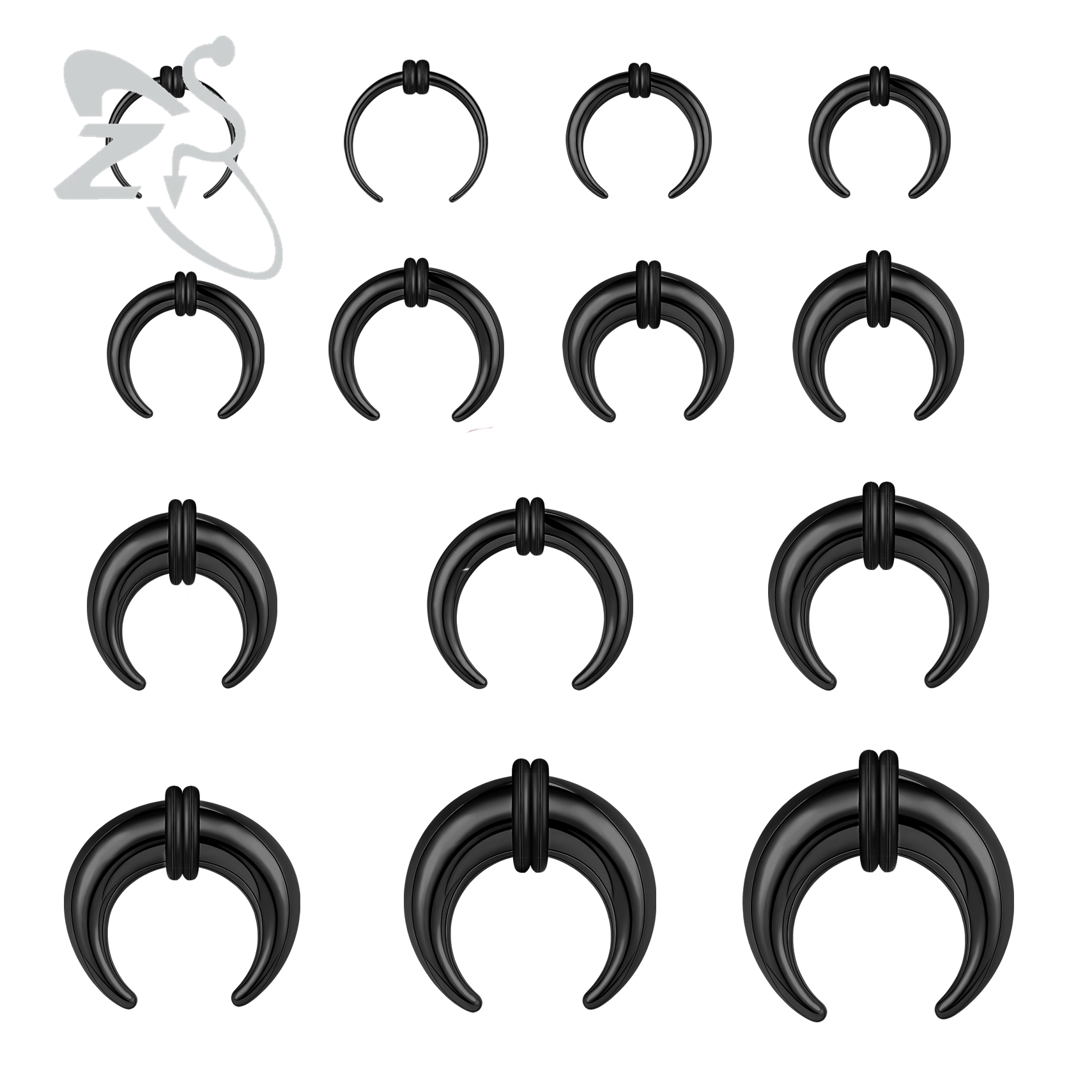 ZS 1 шт. 2G/4G/6G рог буйвола  – обзор и цена Zs Body Jewelry