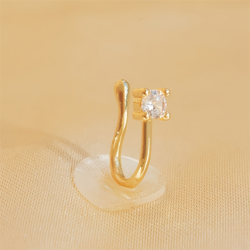 Цельный круглый циркон, неперф – обзор и цена Body Jewelry Nose Studs