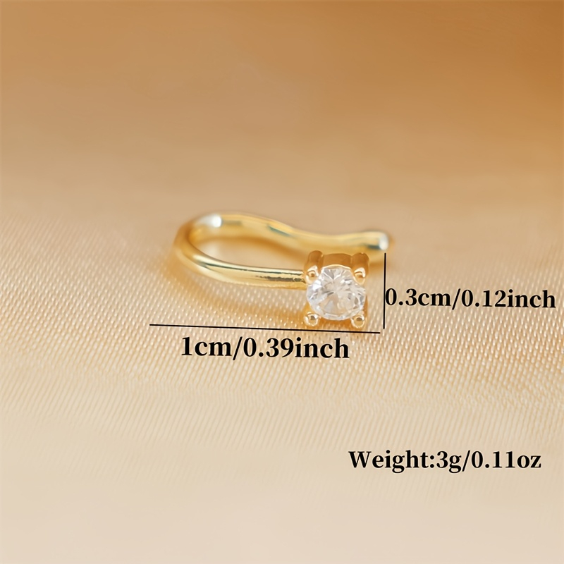 Цельный круглый циркон, неперф – обзор и цена Body Jewelry Nose Studs