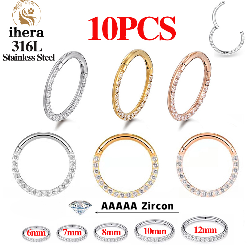1/10 шт. Кольца для носа из не – обзор и цена Body Jewelry Nose Studs