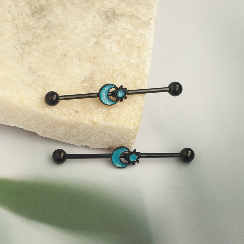 Серьги-бабочки CZ для женщин,  – обзор и цена Body Jewelry Barbell