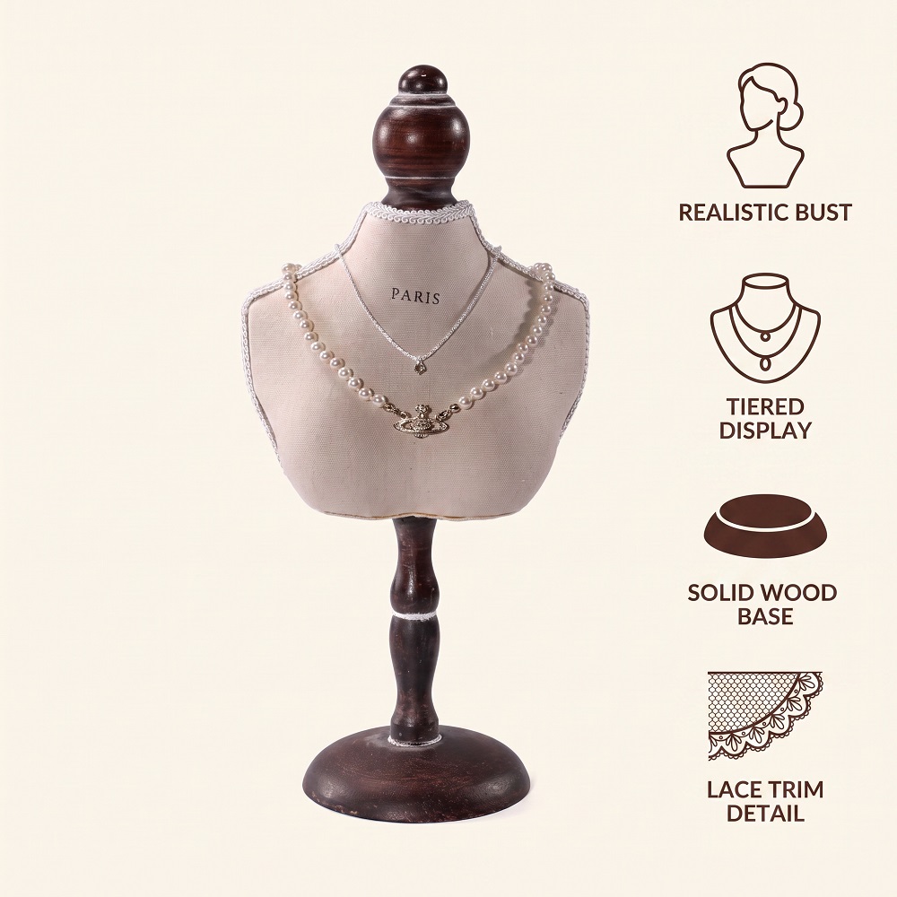 Винтажный деревянный манекен-п – обзор и цена Body Jewelry Holder