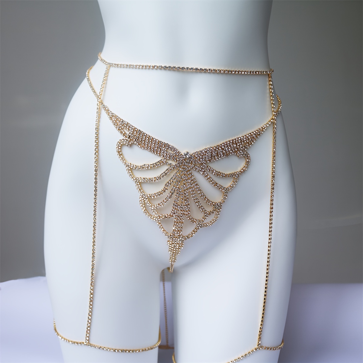 Многослойная Блестящая поясная – обзор и цена Body Jewelry Waist Chains