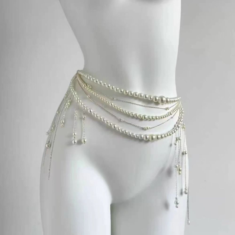 Модные элегантные жемчужные по – обзор и цена Body Jewelry Waist Chains