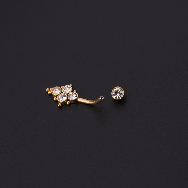 Золотые кольца для пирсинга пу – обзор и цена Body Jewelry Barbell