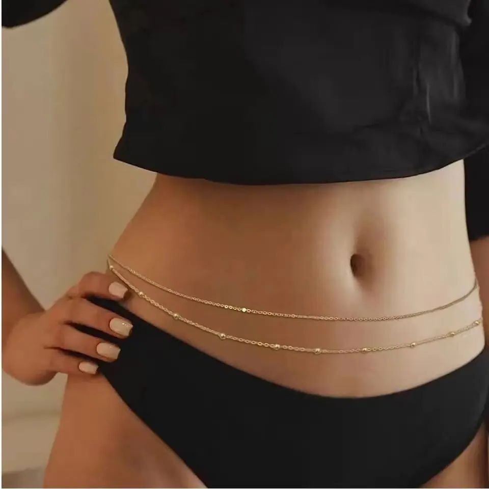 Двухслойные цепочки на живот в – обзор и цена Body Jewelry Usa
