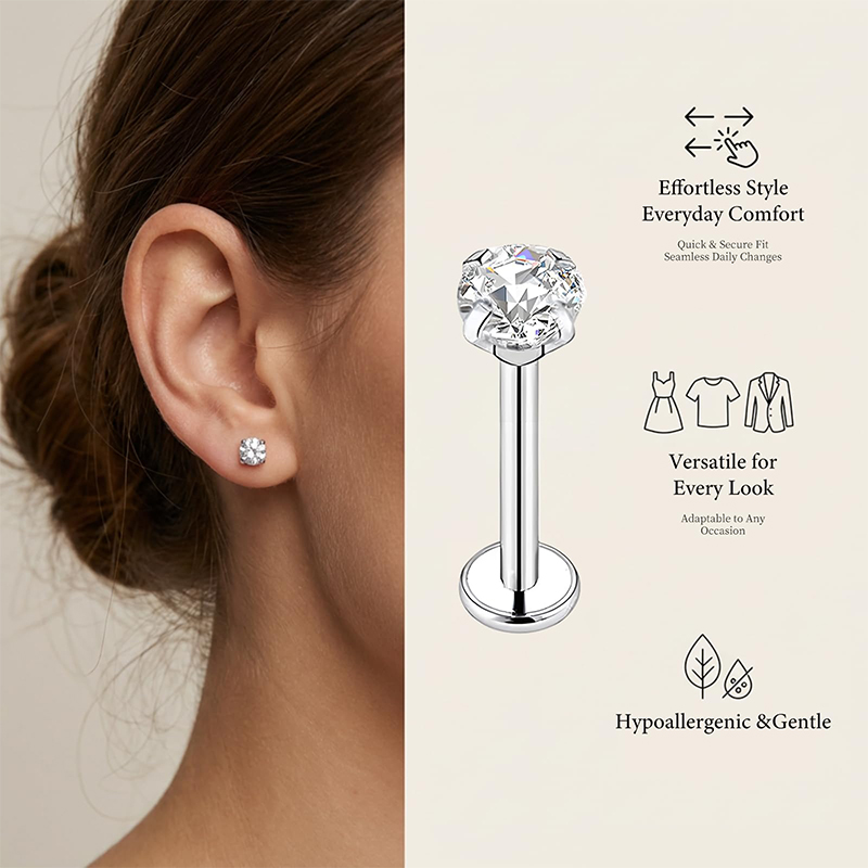 Пирсинг-украшения из хирургиче – обзор и цена Body Jewelry Nose Studs